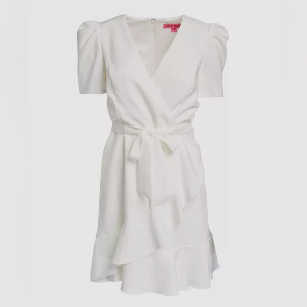 Betsy Johnson Puff Sleeve Dress